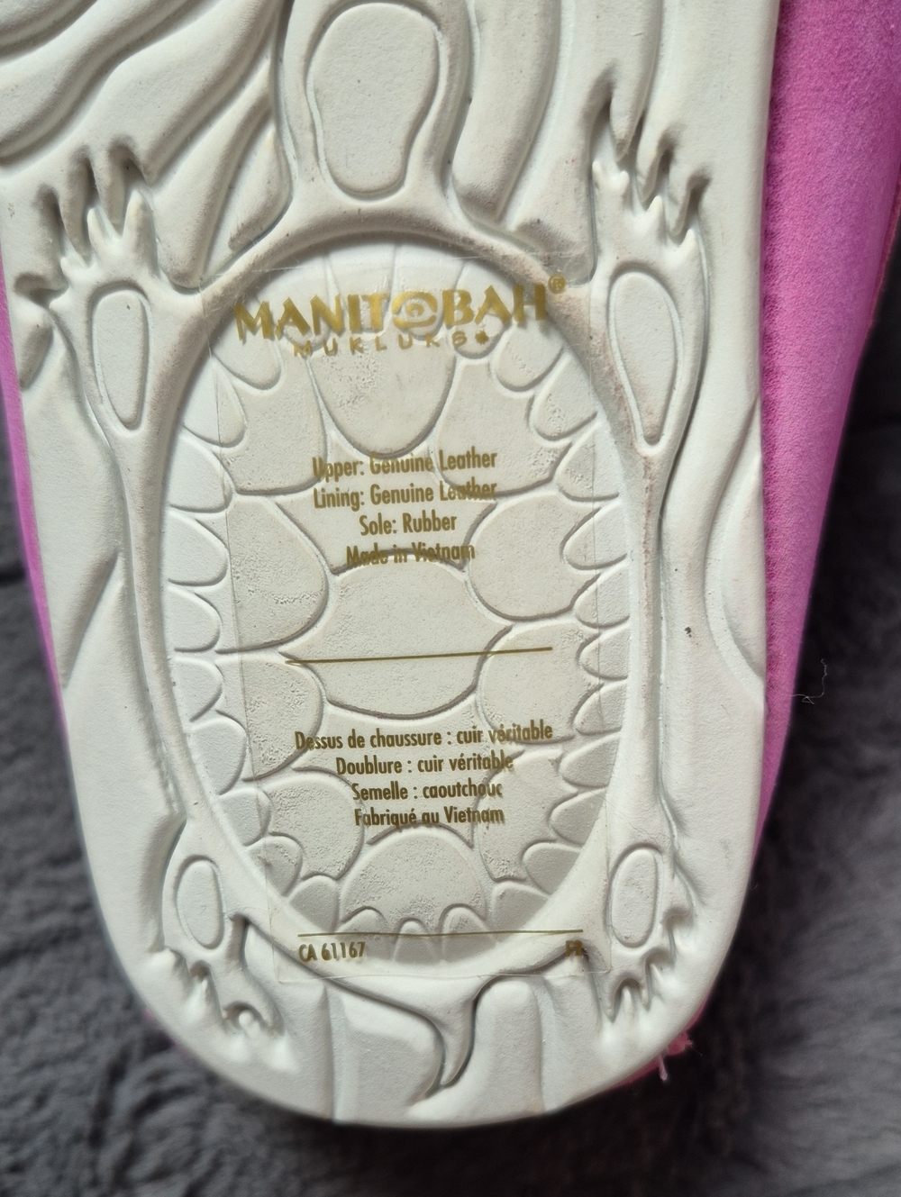 Kayak Manitobah Mukluks Pink Leather/Suede Beaded Moccasins, Size 8, New W Tags - Picture 10 of 15